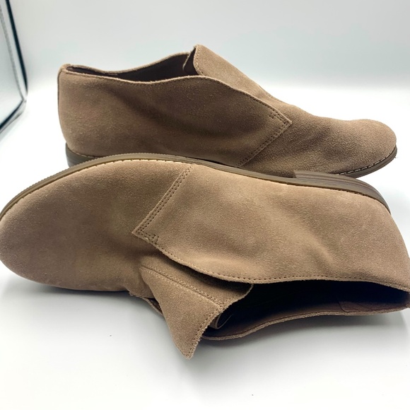 Franco Sarto women’s Pieta taupe lace less Oxford boho slip on loafer flat shoe - Picture 1 of 9